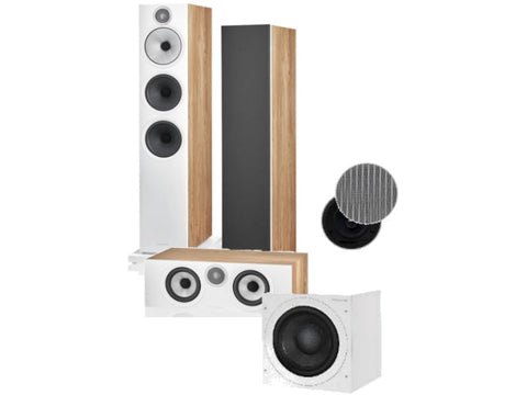 B&W 603C Complete 5.1 Channel Home Theatre Speaker System Plus BONUS Cables ($1000)