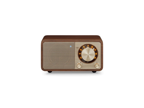 WR-7CW FM/Bluetooth Mini Wooden Cabinet Radio Cherry Wood