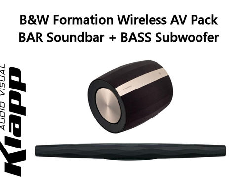 Formation Wireless AV Pack BAR Soundbar + BASS Subwoofer