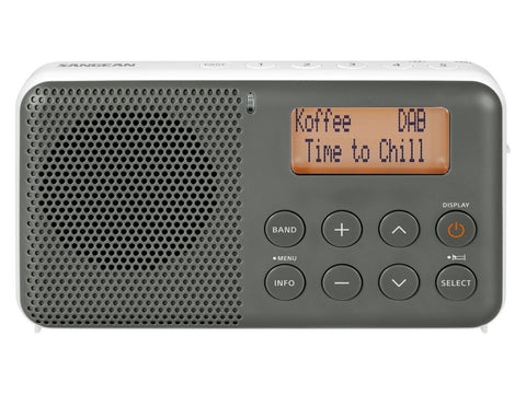DPR-64 DAB+ / FM-RDS Digital Receiver White Grey