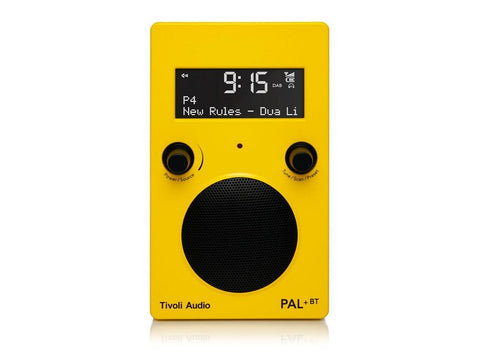 PAL+ BT DAB/DAB+/FM Portable Radio with Bluetooth Yellow/Black