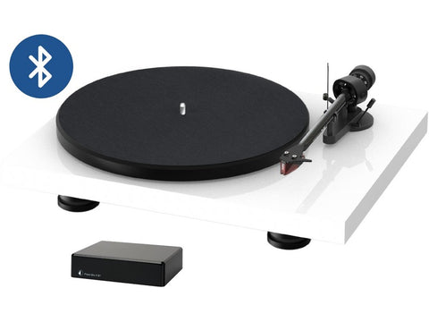Debut Carbon Evo Turntable High Gloss White with Phono Box E BT