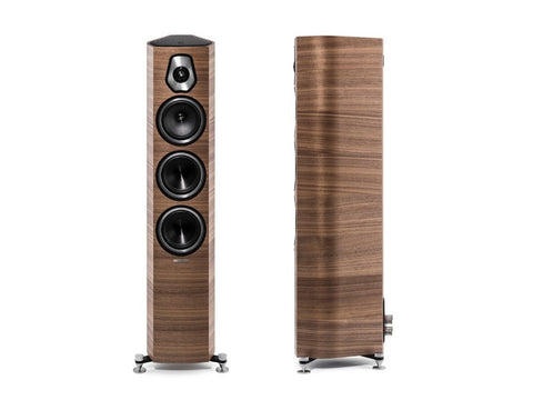 Sonetto III 3-way Floorstanding Loudspeaker Pair Wood