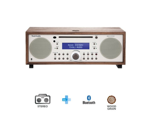 Music System+ FM/DAB+ Micro Hi-Fi System CD Player Bluetooth Walnut