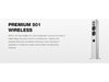 Premium 501 Wireless Floorstanding Speaker Pair White