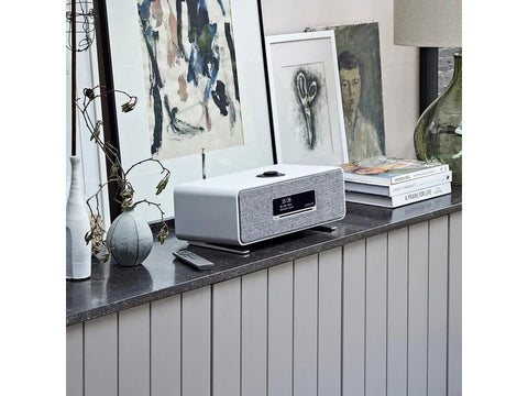 R3S Compact Music System Soft Grey