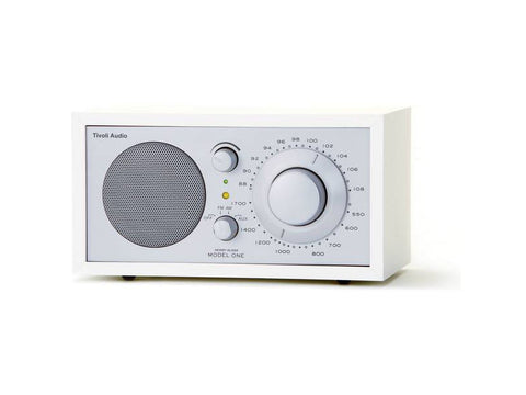Model One Classic AM/FM Table Radio White Silver