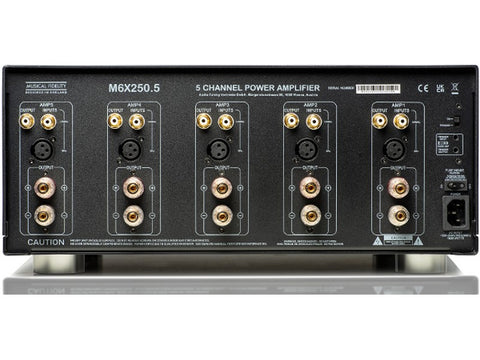 M6x 250.5 5ch Power Amplifier Black