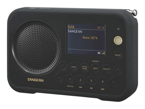 Portable Radio DPR-76BT DAB+ FM with Bluetooth Matte Black
