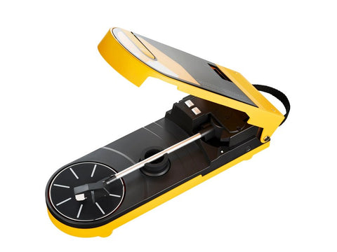 AT-SB727 SOUND BURGER Portable Bluetooth Turntable Yellow