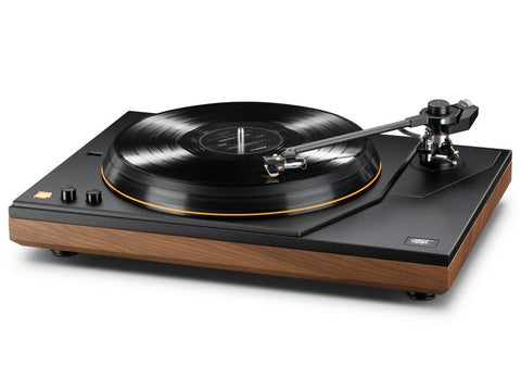 MasterDeck Turntable Walnut with Ultragold Cartridge - Handcrafted in The USA