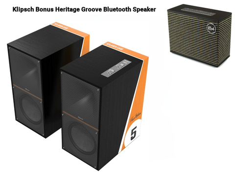 The Nines McLaren Collectors Edition Powered Speaker Pair ***DISPLAY MODEL*** + BONUS Heritage Groove Bluetooth Speaker