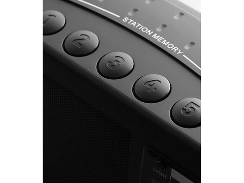PR-D3BK FM–Stereo / AM Portable Receiver Black