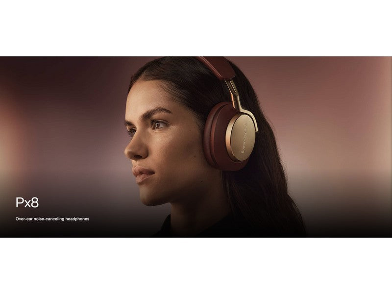Bowers & Wilkins Px8 Noise-Canceling Wireless Over-Ear Headphones (Royal  Burgundy)