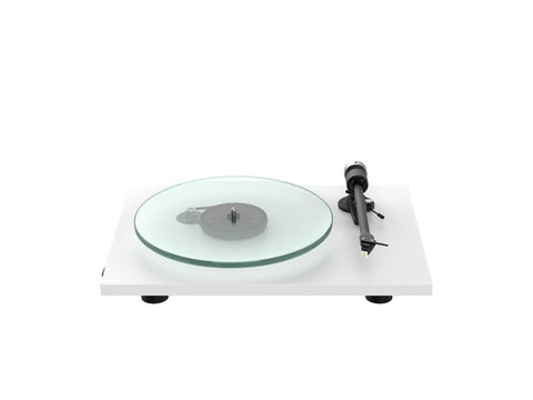 T2 W Wireless Streaming Turntable Satin White with Built-in Phono Stage & Ortofon 2M Red Cartridge