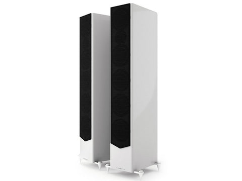 AE520 Floorstanding Loudspeaker Pair Piano White