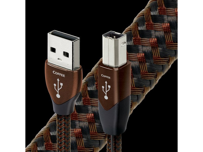 Coffee USB A-B Digital Audio Interconnect Cable