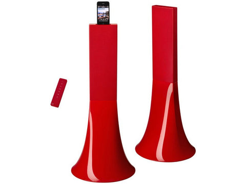 Parrot Zikmu by Philippe Starck Wireless Stereo Speakers Red
