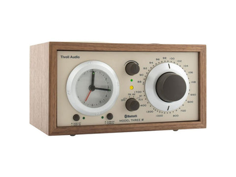 Model Three BT Clock Radio with USB Beige Walnut *** ETA JANUARY***