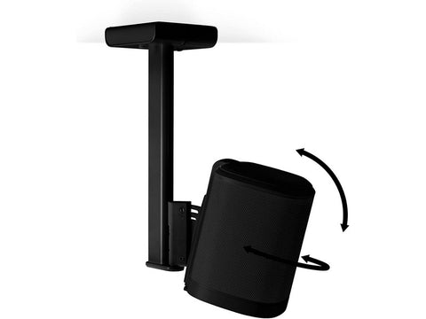 Ceiling Bracket for Sonos ONE or PLAY:1 Single Black