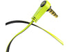 Audio Bio Sport Earbud with Heart Monitor Yellow