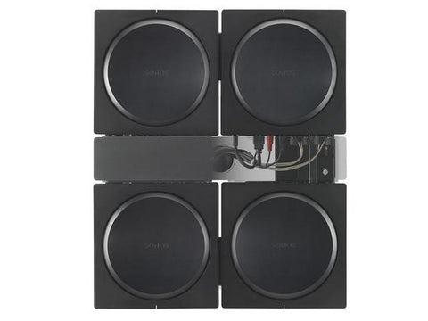 Wall Bracket for 4 x Sonos AMP Black