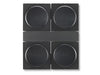 Wall Bracket for 4 x Sonos AMP Black