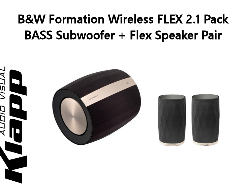 Formation Wireless FLEX 2.1 Pack BASS Subwoofer + Flex Speaker Pair
