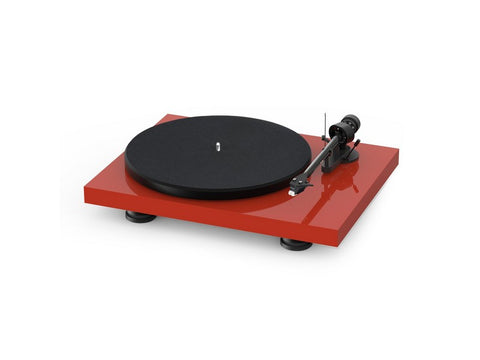 Debut Carbon Evo Turntable High Gloss Red with Ortofon 2M Red Cartridge