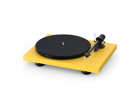 Debut Carbon Evo Turntable Satin Golden Yellow with Ortofon 2M Red Cartridge