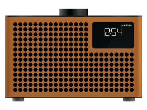 Acustica Lounge Radio FM/DAB+ BT Speaker Line-in Alarm Clock Cognac