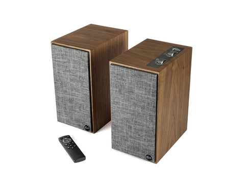 The Fives Powered Speaker System Pair Walnut