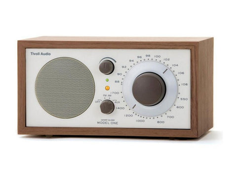 Model One Classic AM/FM Table Radio Walnut Beige