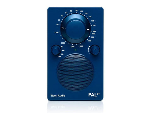 PAL BT Portable AM/FM Radio with Bluetooth Blue