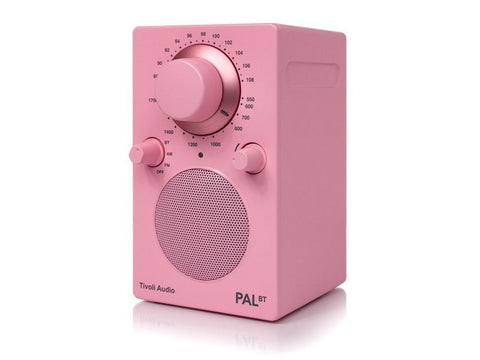 PAL BT Portable AM/FM Radio with Bluetooth Pink