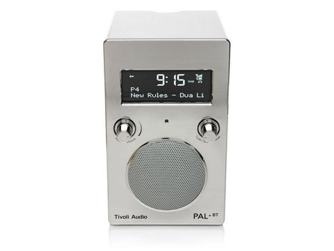 PAL+ BT DAB/DAB+/FM Portable Radio with Bluetooth Chrome
