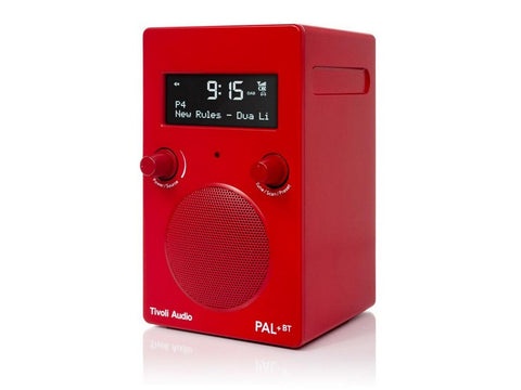 PAL+ BT DAB/DAB+/FM Portable Radio with Bluetooth Red