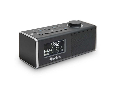 Wake RR40BLK DAB+ Digital Alarm Clock Radio Black