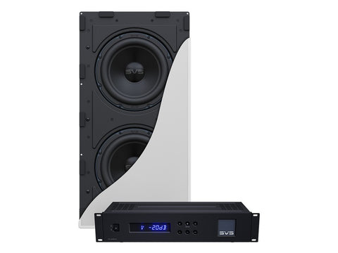 3000 In-Wall Dual Subwoofer System (including rack-mount STA-800D2)