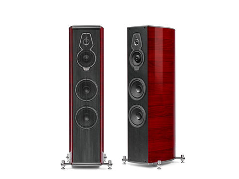Serafino G2 Floorstanding Loudspeaker Pair Red - Homage Collection