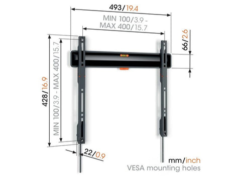 TVM 3405 Fixed TV Wall Mount