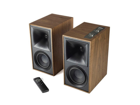 The Fives Powered Speaker System Pair Walnut