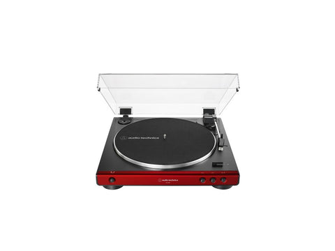 AT LP60X Fully Automatic Belt-Drive Turntable Red