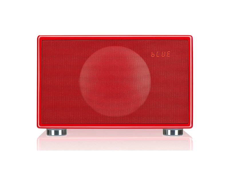 Classic M RED Handcrafted HiFi Speaker Alarm Clock Radio FM DAB+ Bluetooth