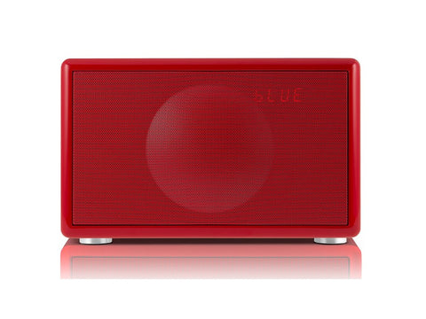 Classic S RED Handcrafted HiFi Speaker Alarm Clock Radio FM DAB+ Bluetooth