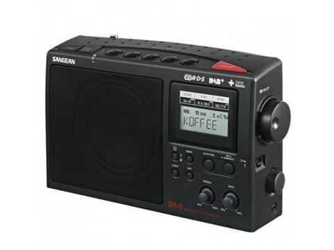 DPR-45 Portable Digital Radio Tri-Band AM/FM/DAB+ Black