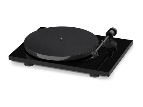 E1 Turntable Gloss Black Pre-fitted with Ortofon OM 5E Cartridge
