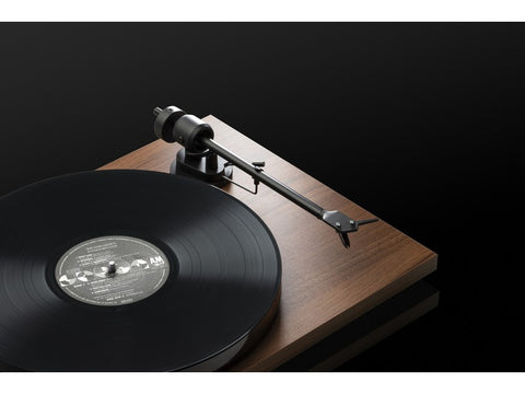 E1 Turntable Pre-fitted with Ortofon OM Cartridge Walnut