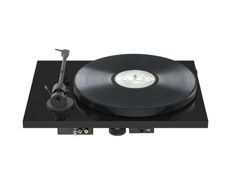 E1 Phono Turntable Pre-fitted with Ortofon OM Cartridge Gloss Black