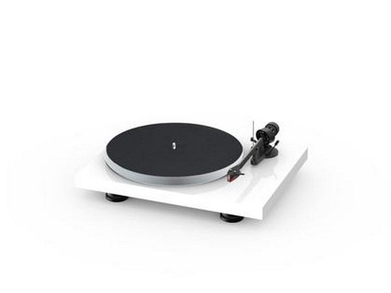 Debut Carbon Evo Acryl Turntable High Gloss White with Ortofon 2M Red Cartridge